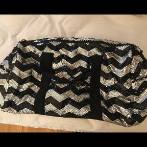 Sequin duffle bag